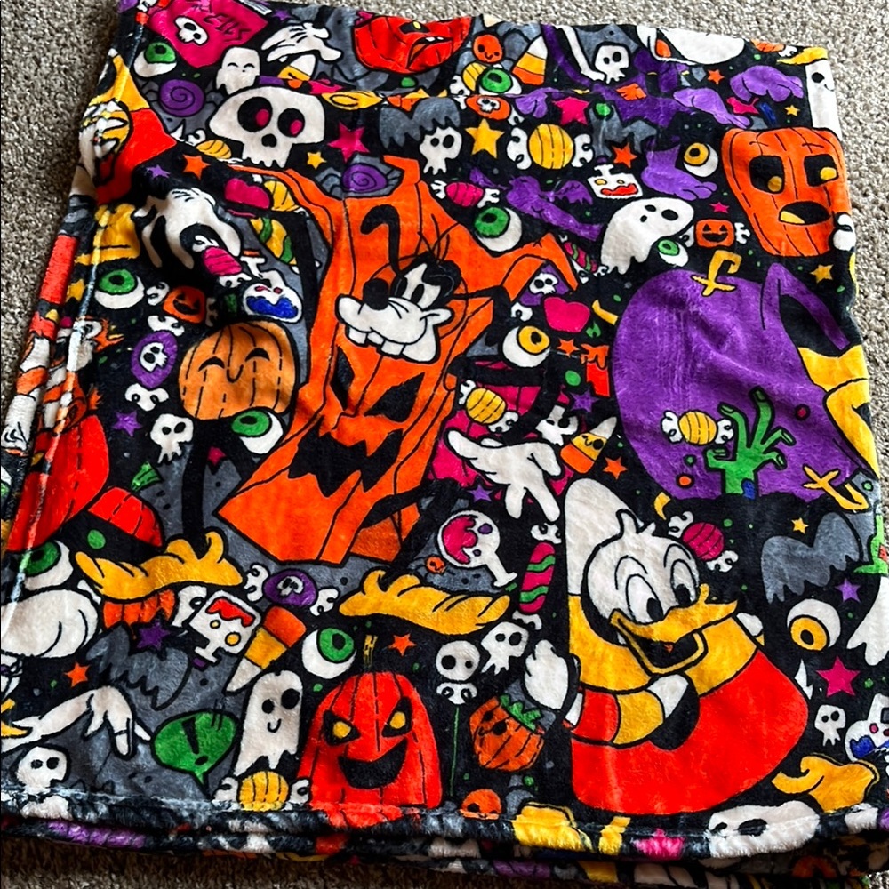 Disney Park 2022 Halloween soft fleece Blanket